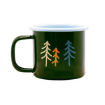 Load image into Gallery viewer, Kleine Emaille Tasse Wald

