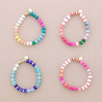 Load image into Gallery viewer, Elastisches Armband mit Perlen und Steinen: Kombiniert 2

