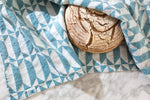 Load image into Gallery viewer, Geschirrtuch Porto Baumwolle &amp; Leinen Blau
