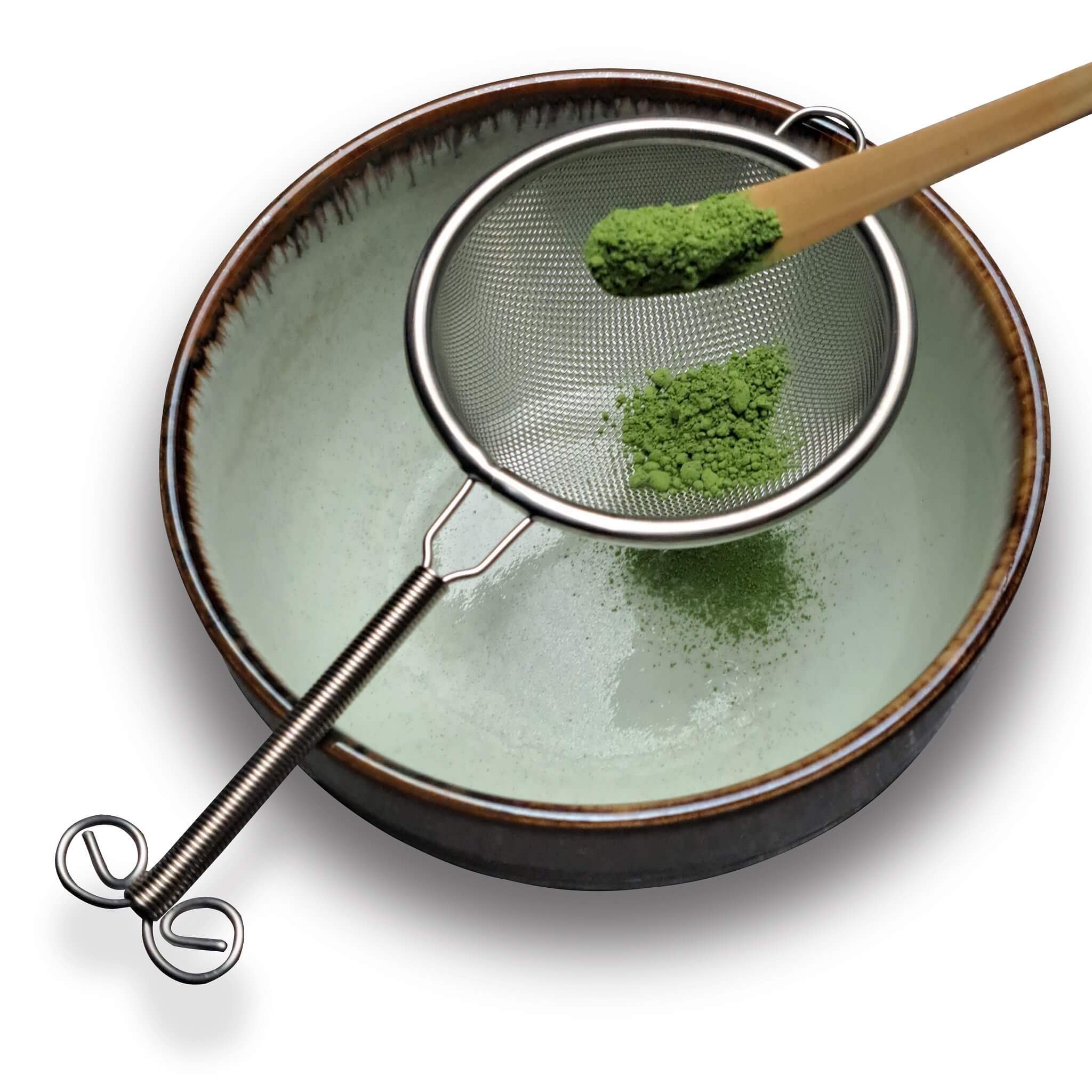 Matcha Tee Sieb Chakoshi aus Edelstahl