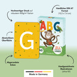 Load image into Gallery viewer, ABC-Kartenset mit 30 Buchstabenkarten und 10 Zahlenkarten
