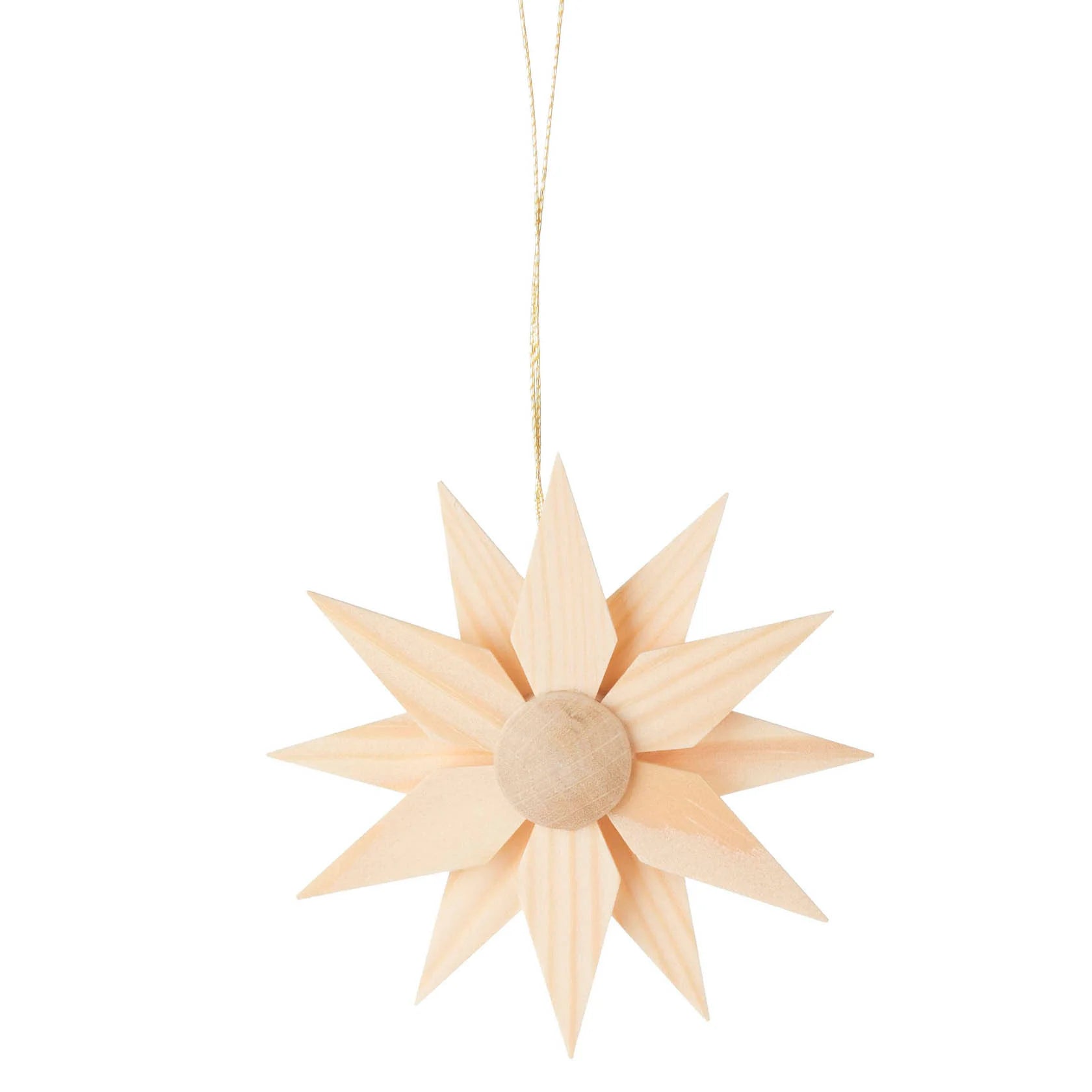 Baumschmuck Holzstern 1 Stück - Erzgebirge