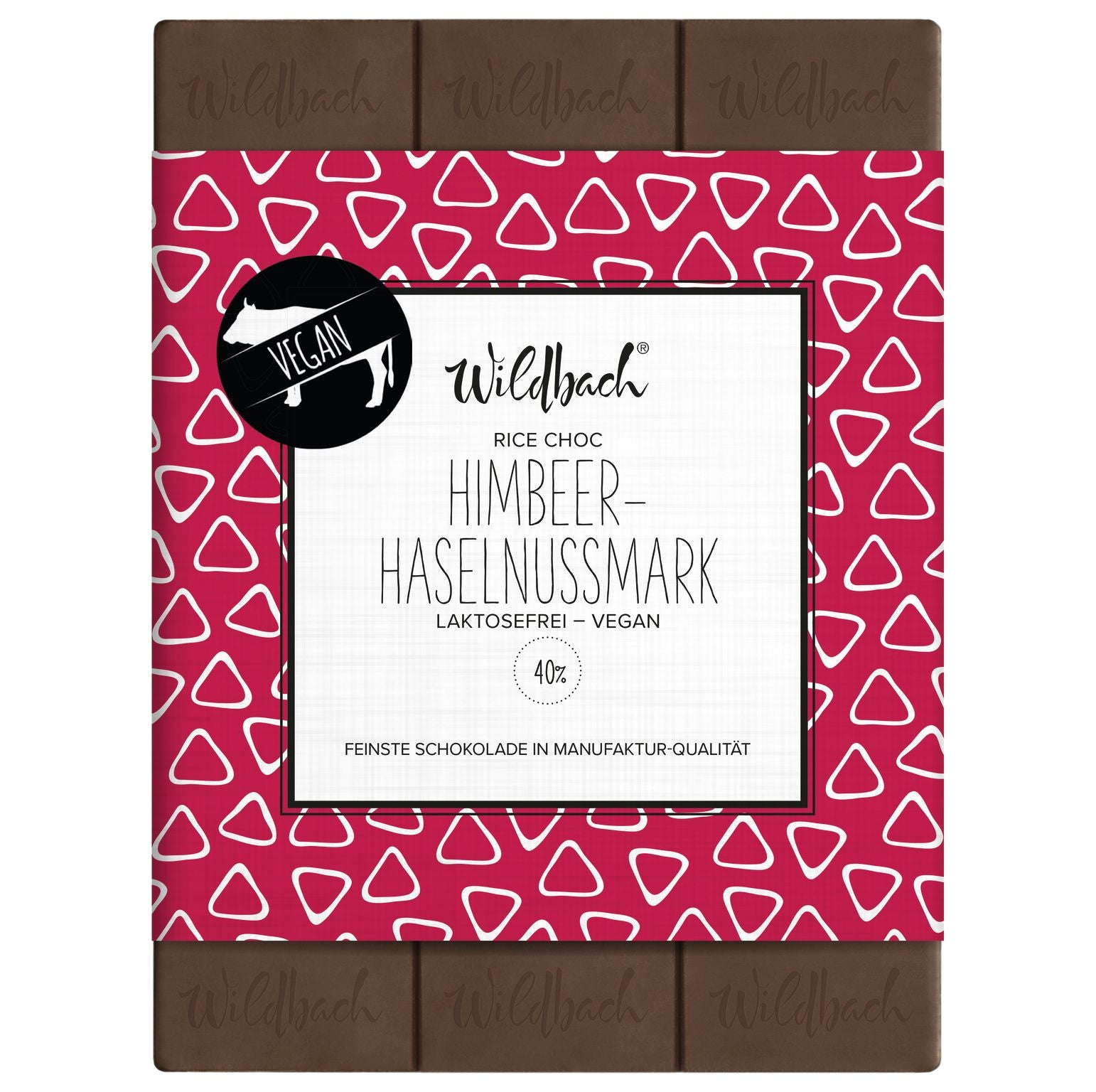 Schokolade Himbeere & Haselnussmark - VEGAN