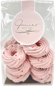 Bunte Baiserkringel Rosé
