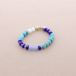 Load image into Gallery viewer, Elastisches Armband mit Perlen und Steinen: Kombiniert 1
