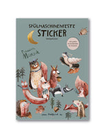 Load image into Gallery viewer, Spülmaschinenfeste Sticker "Waldgeflüster"
