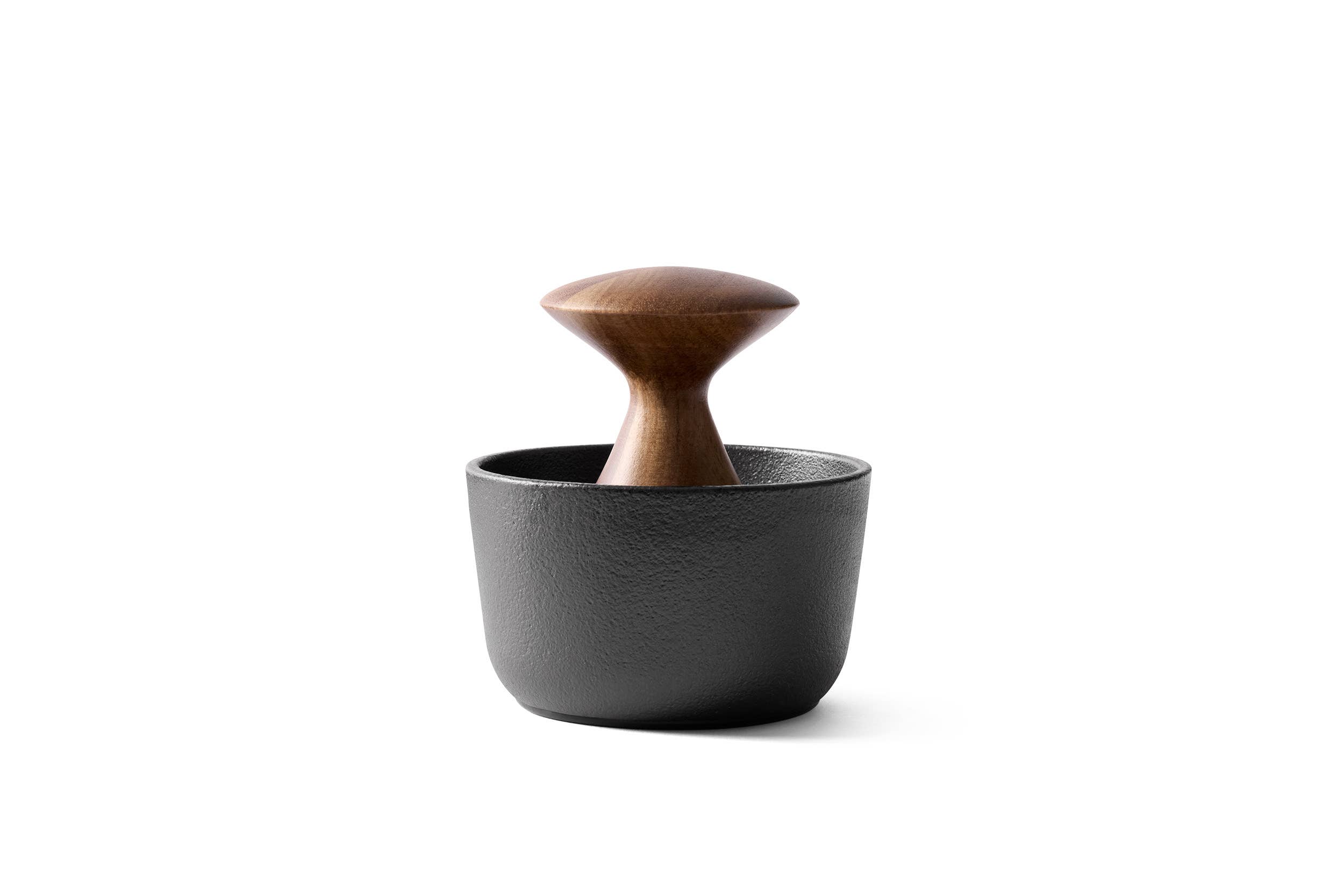 Kiruna Mörser Gusseisen Schwarz