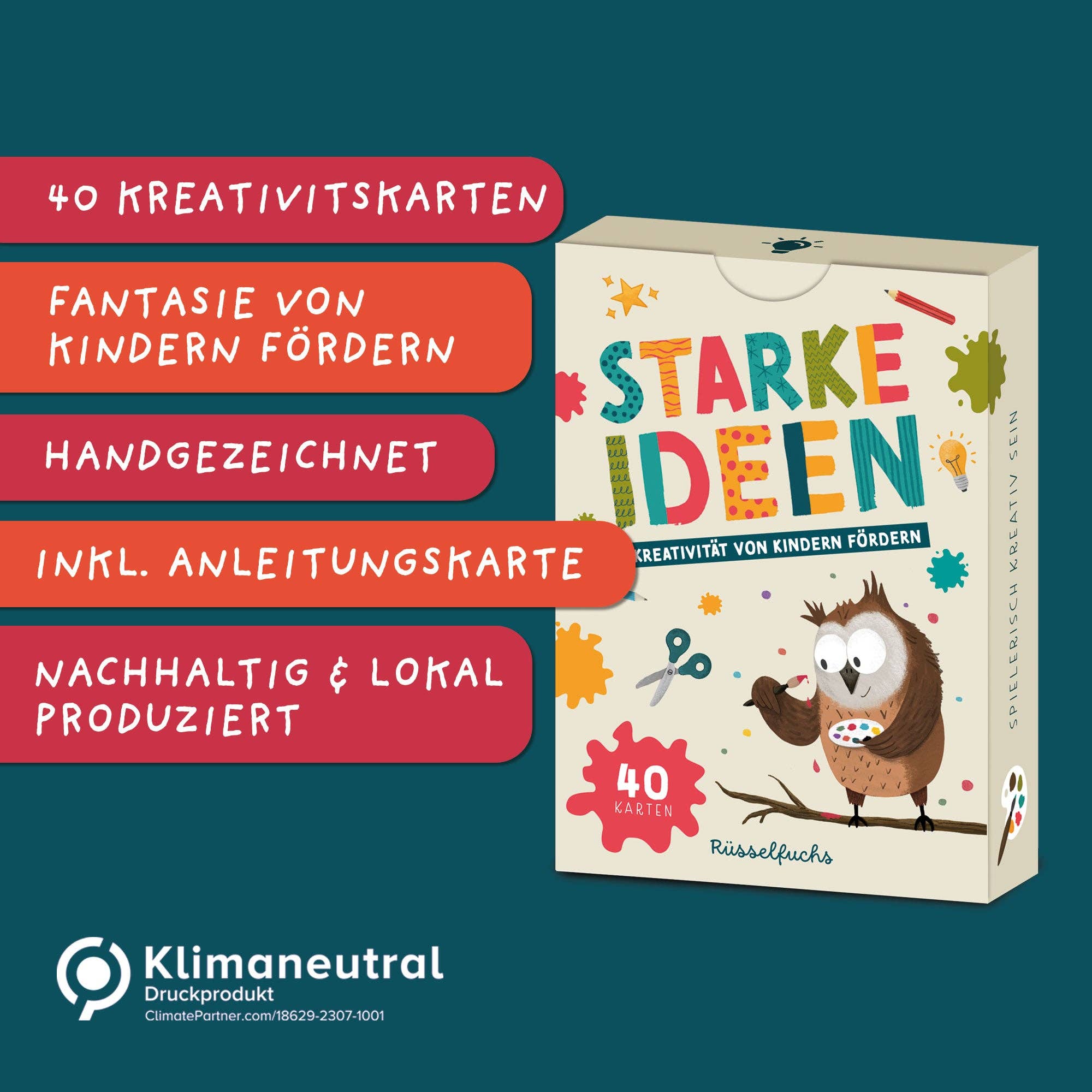 Kreativitätskarten für Kinder