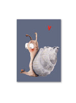 Load image into Gallery viewer, Postkarte Schnecken Liebe
