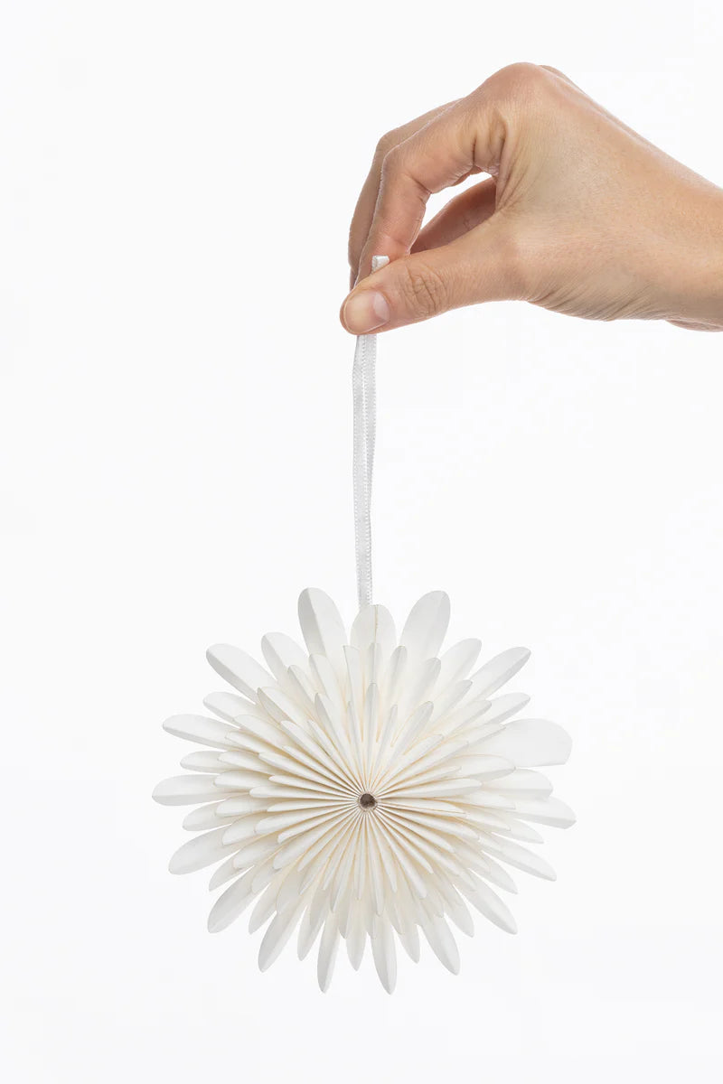 Papieranhänger White Flake