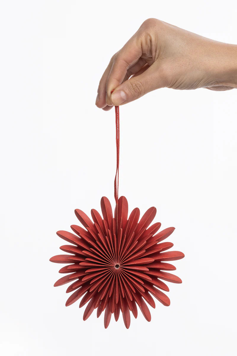 Papieranhänger Red Flake