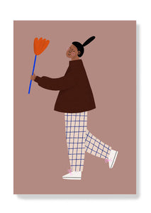 Postkarte Flower for you