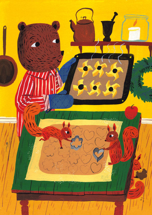 Postkarte Leipurit Bäcker