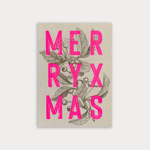 Postkarte Merry Xmas