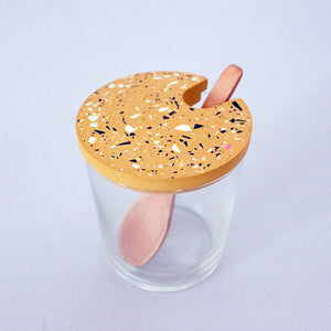 Zuckerdose Terrazzo Ocker