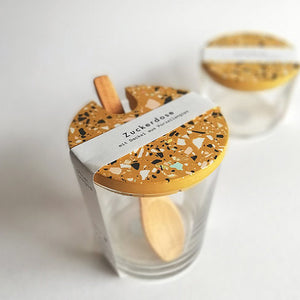 Zuckerdose Terrazzo Ocker