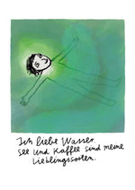 Lade das Bild in den Galerie-Viewer, Mini Poster WASSER A5
