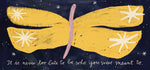 Lade das Bild in den Galerie-Viewer, Postkarte It is never too late to  be who you were meant to
