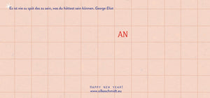 Postkarte It is never too late to  be who you were meant to