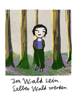 Lade das Bild in den Galerie-Viewer, Mini Poster WALD A5
