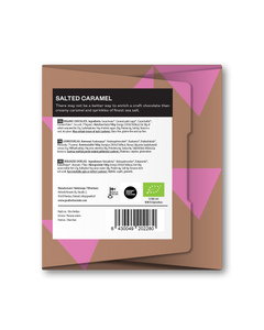 Handgemachte Schokolade Salted Caramel bio & vegan