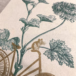 Load image into Gallery viewer, Postkarte Fahrrad mit Pflanze
