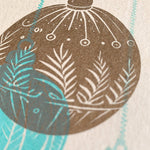 Load image into Gallery viewer, Postkarte Weihnachtskugeln Mint
