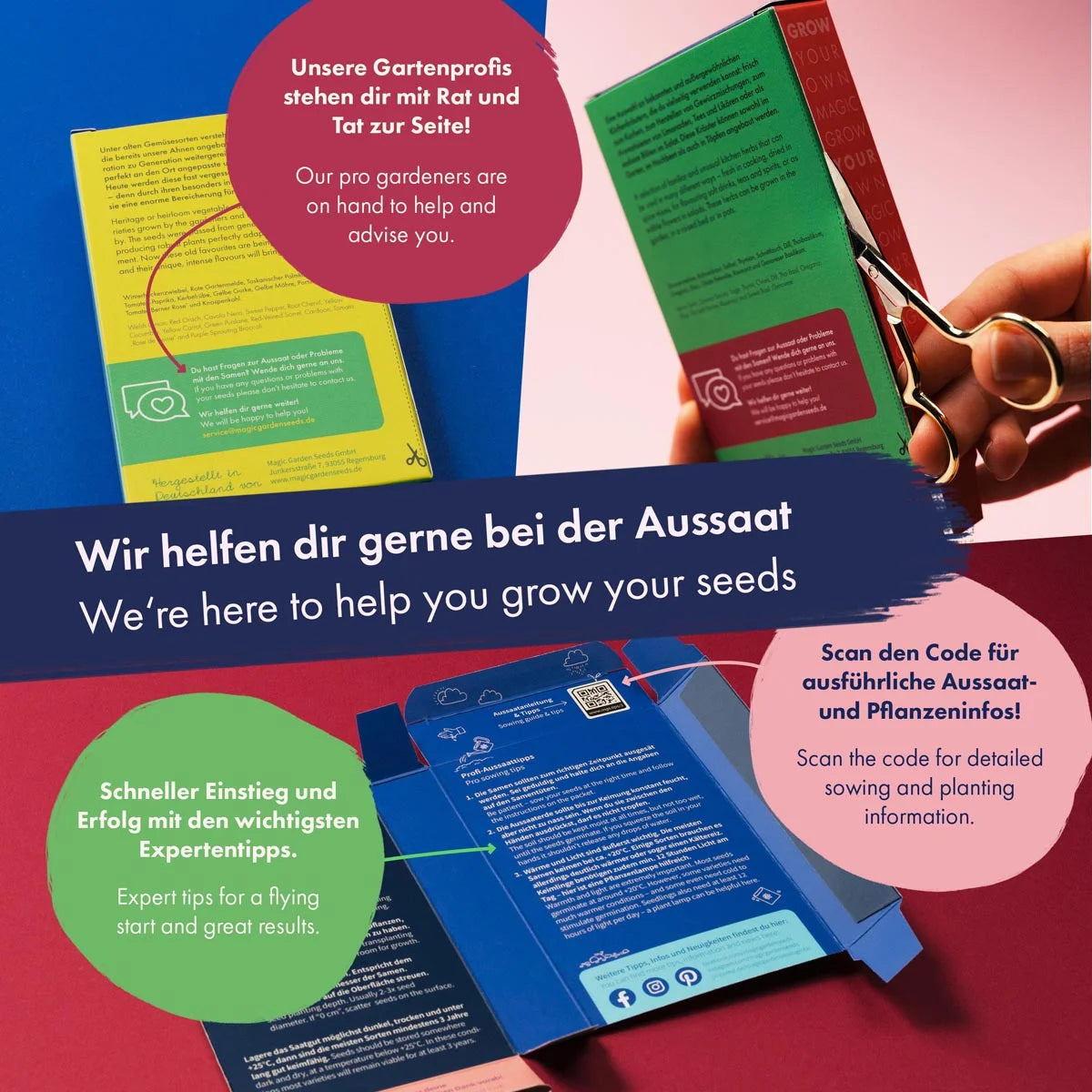Trockenblumen - 10 unvergänglich & schön Saatgutset