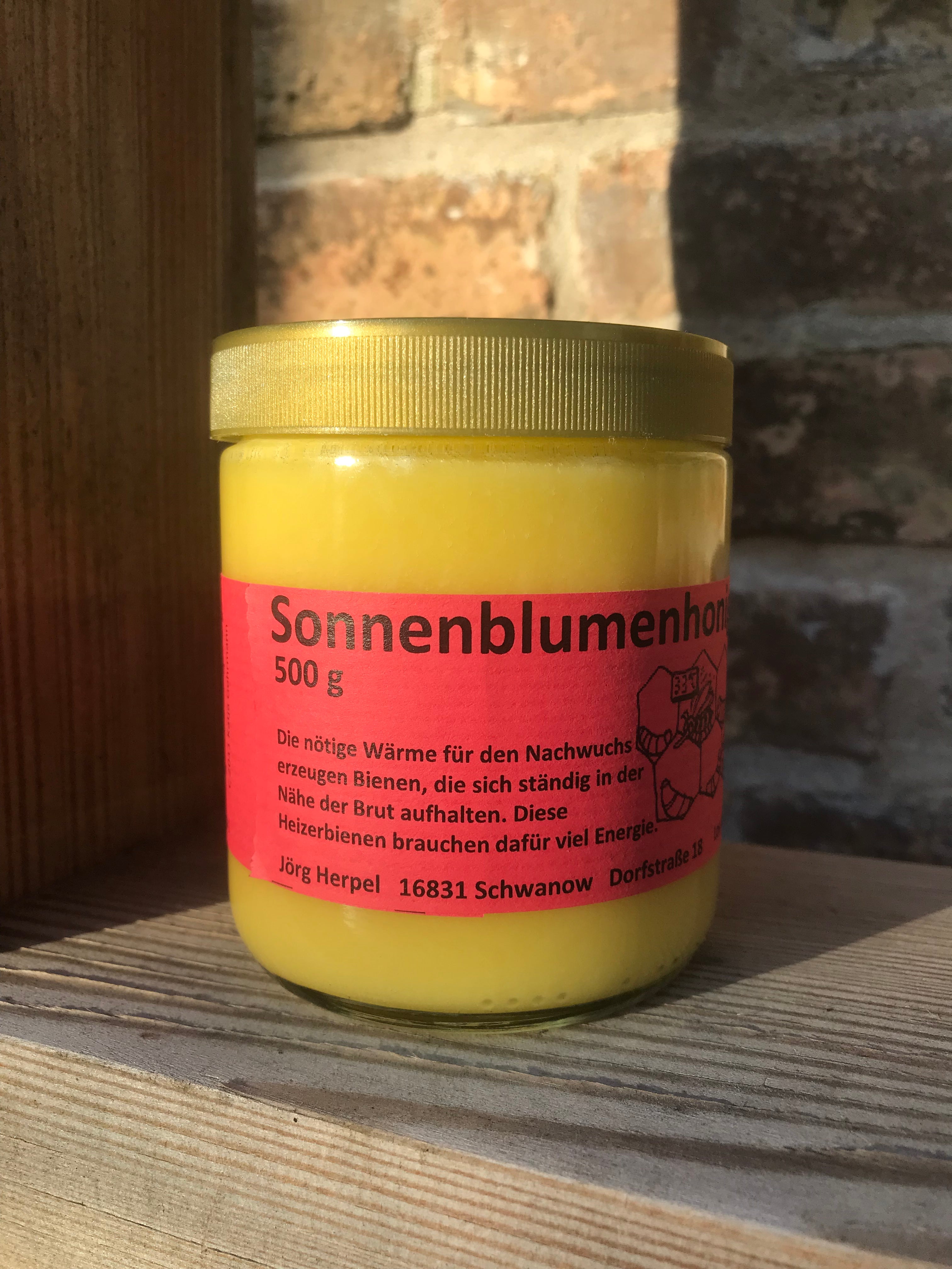 Sonnenblumenhonig