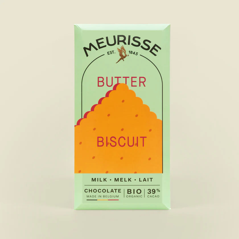 Milchschokolade (39%) mit Butterkeks - bio