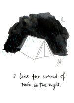 Lade das Bild in den Galerie-Viewer, I like the sound of rain in the night
