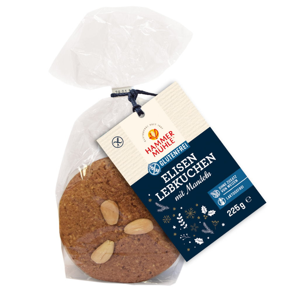 Elisen-Lebkuchen mit Mandeln bio - gluten- & laktosefrei