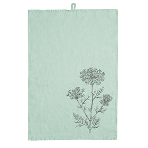 Geschirrtuch Leinen Minze Dill