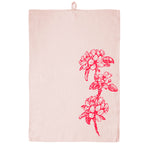 Lade das Bild in den Galerie-Viewer, SALE Geschirrtuch Leinen Rosa Apfelblüte
