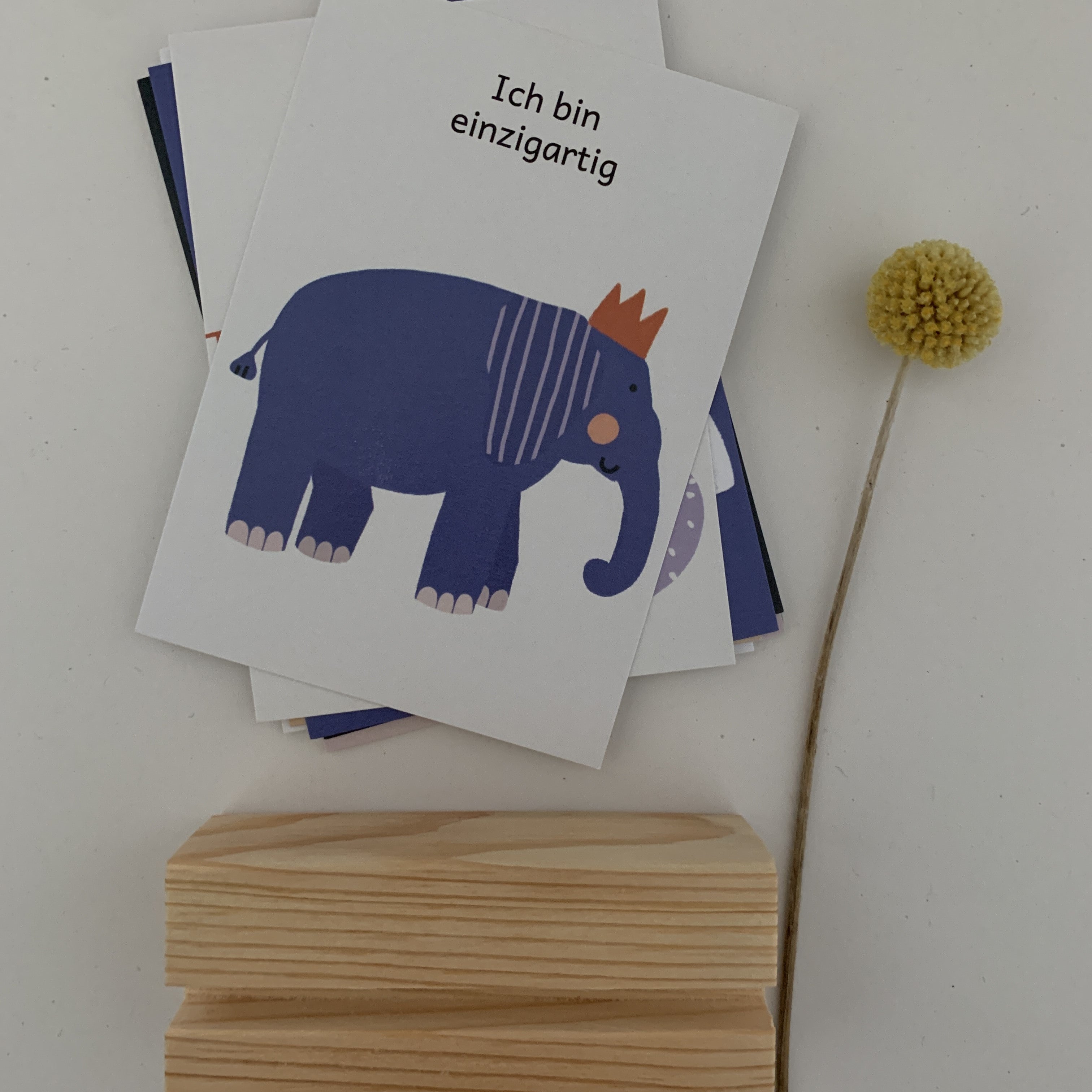 Mutmachkarten für Kinder 11 Karten & ein Kartenhalter