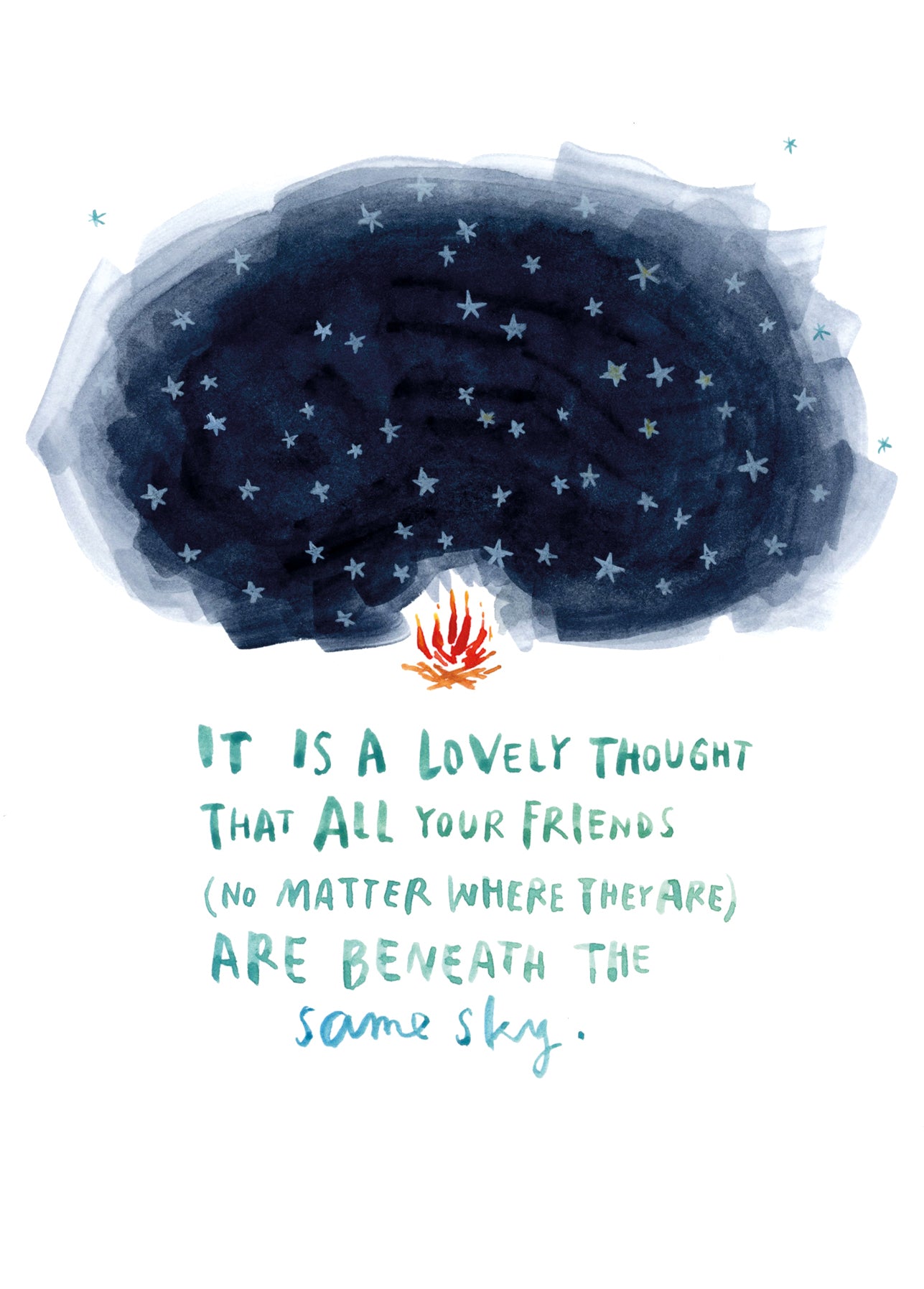 It is a lovely thought