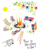 Lade das Bild in den Galerie-Viewer, Postkarte This is the place to be

