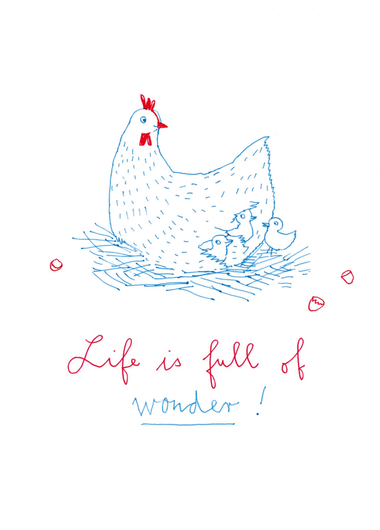 Postkarte Life is full of wonder!