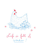 Load image into Gallery viewer, Postkarte Life is full of wonder!
