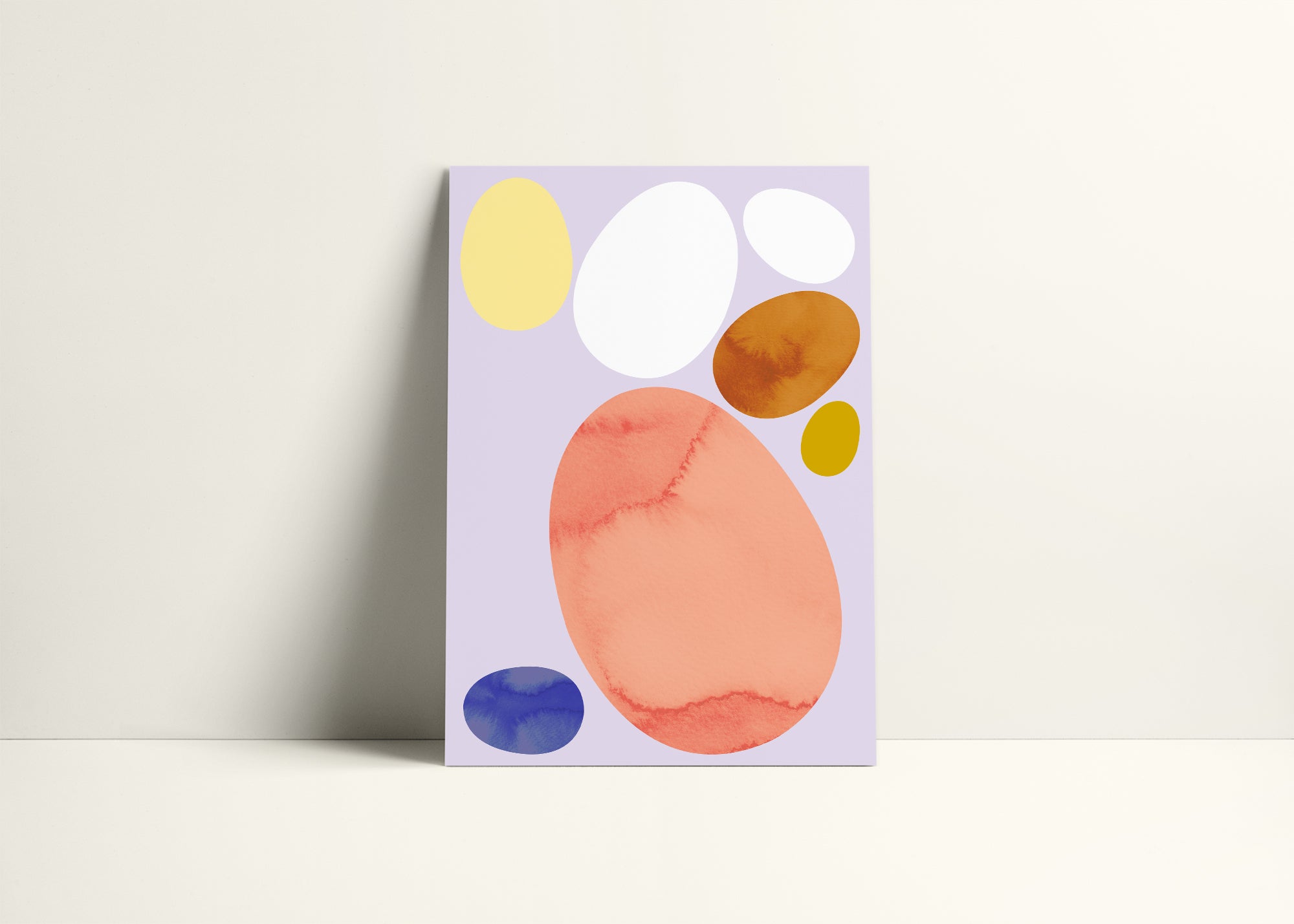 Postkarte Ostereier