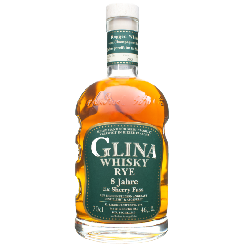 Glina Rye Whisky 8 Jahre - Ex-Cherry Fass - 0.7l