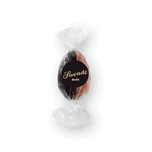 Nussnougat Ei halb & halb in Zartbitter- & Vollmilchschokolade