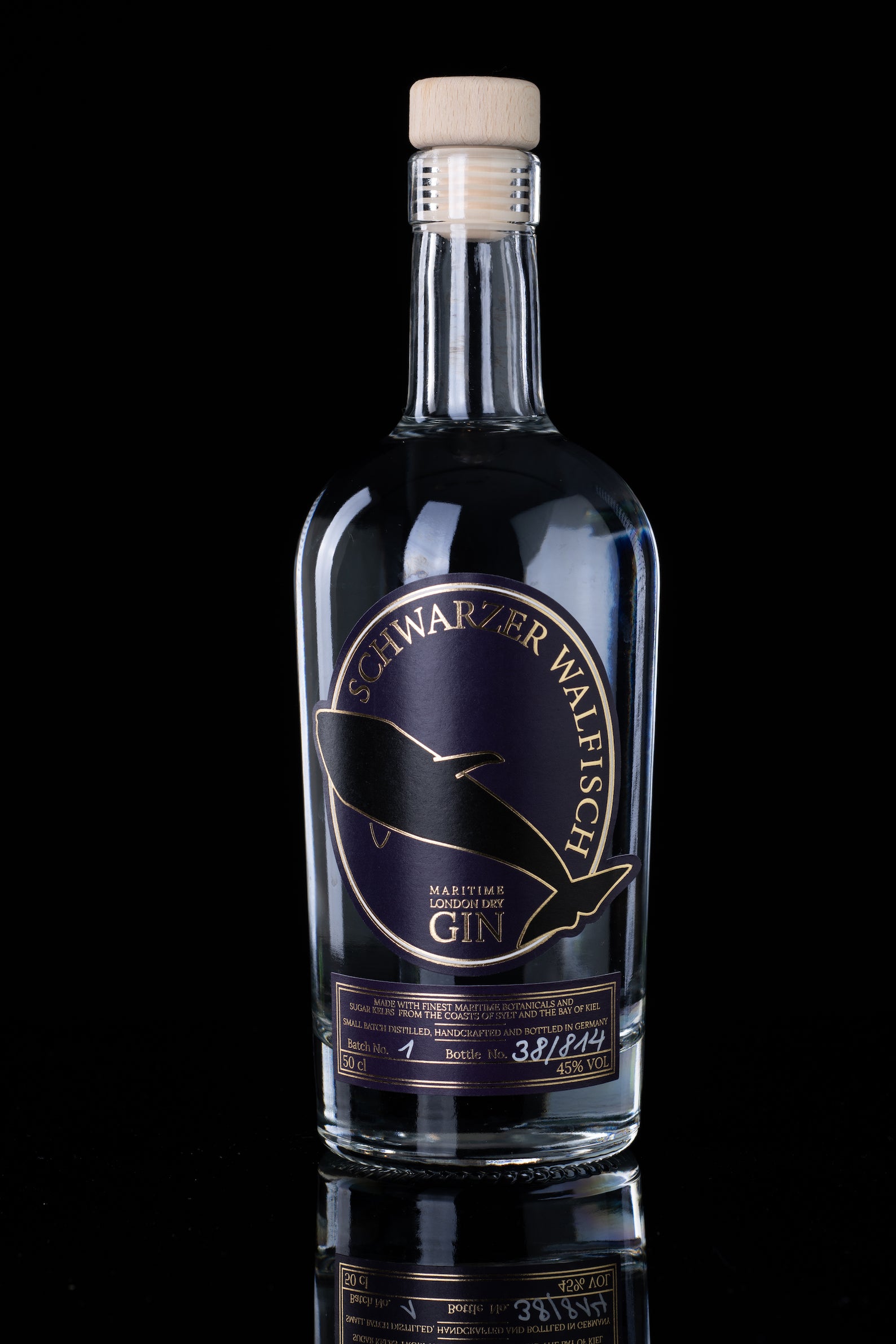 Schwarzer Walfisch Gin 100 ml