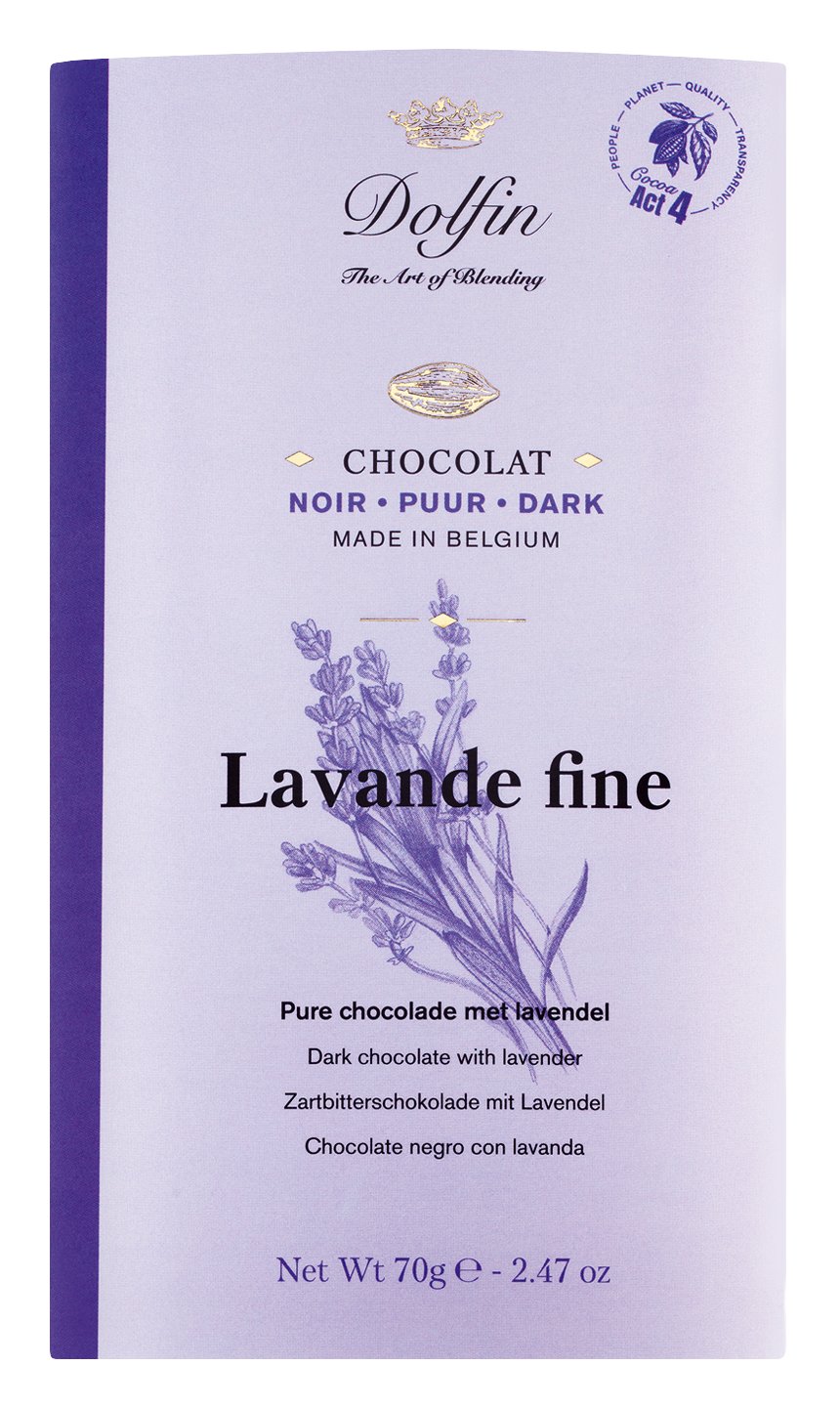 Lavendel & Vanille - Zartbitter-Schokolade