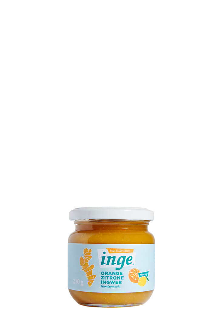 Inge Fruchtaufstrich Orange, Zitrone & Ingwer