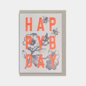 Klappkarte & Kuvert Happy B-Day