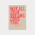Load image into Gallery viewer, Postkarte May all your dreams come true
