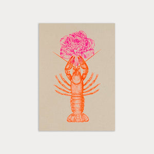 Postkarte Hummer